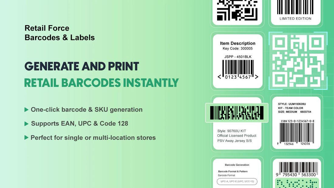 Retail Barcode Generator