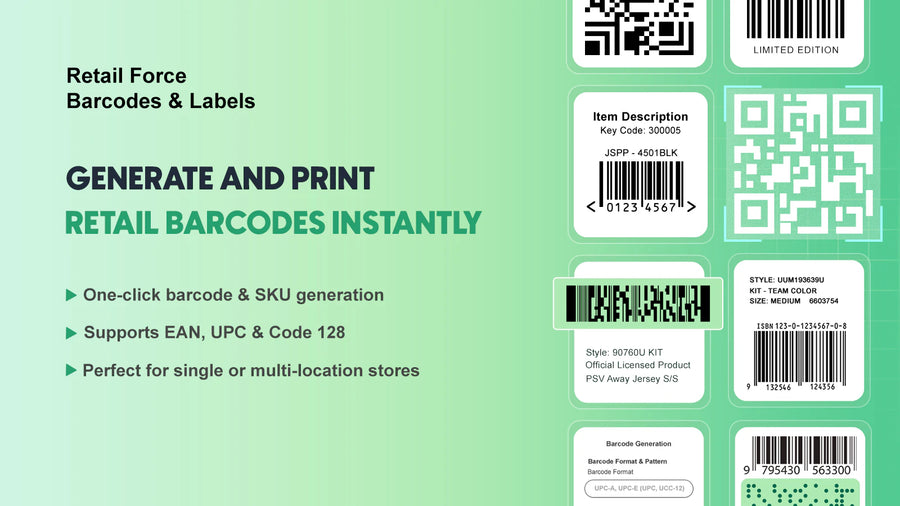 Retail Barcode Generator